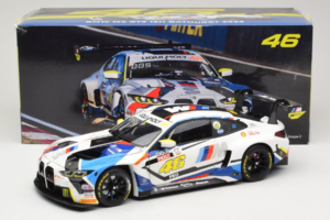 BMW M4 GT3 #46 V. Rossi / A. Farfus / M. Martin Team WRT 12 Hours of Bathurst 2023 Minichamps 1:18 113232146 Métal Moulé — image 8 sur 8