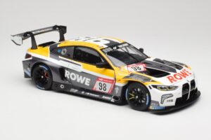 BMW M4 GT3 #98 M. Wittmann / S. van der Linde Rowe Racing ADAC 24h Nurburgring 2023 Minichamps 1:18 113232098 Métal Moulé — image 6 sur 8