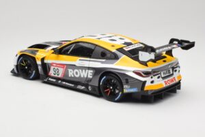 BMW M4 GT3 #98 M. Wittmann / S. van der Linde Rowe Racing ADAC 24h Nurburgring 2023 Minichamps 1:18 113232098 Métal Moulé — image 7 sur 8