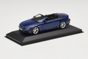 BMW M6 E64 Cabriolet Blue Metallic Minichamps 1:43 BMW017 Métal Moulé — image 2 sur 4