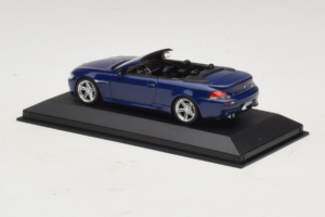 BMW M6 E64 Cabriolet Blue Metallic Minichamps 1:43 BMW017 Métal Moulé — image 3 sur 4