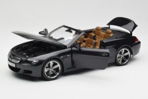 BMW M6 E64 Cabriolet Sapphire Black Kyosho 1:18 80430417424 Métal Moulé — image 2 sur 9