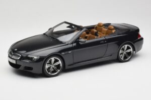 BMW M6 E64 Cabriolet Sapphire Black Kyosho 1:18 80430417424 Métal Moulé