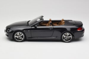 BMW M6 E64 Cabriolet Sapphire Black Kyosho 1:18 80430417424 Métal Moulé — image 5 sur 9