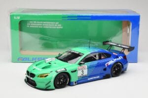BMW M6 GT3 F13 #3 Falken Motorsports P. Düsseldorf / J. Müller VLN Winner Heat 4 2017 Minichamps 1:18 153172693 Métal Moulé — image 6 sur 6