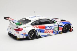 BMW M6 GT3 F13 #96 Turner Motorsport B. Auberlen / R. Foley Class Winner Petit Le Mans 2019 Minichamps 1:18 153192696 Métal M — image 2 sur 6