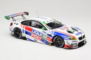 BMW M6 GT3 F13 #96 Turner Motorsport B. Auberlen / R. Foley Class Winner Petit Le Mans 2019 Minichamps 1:18 153192696 Métal M — image 4 sur 6