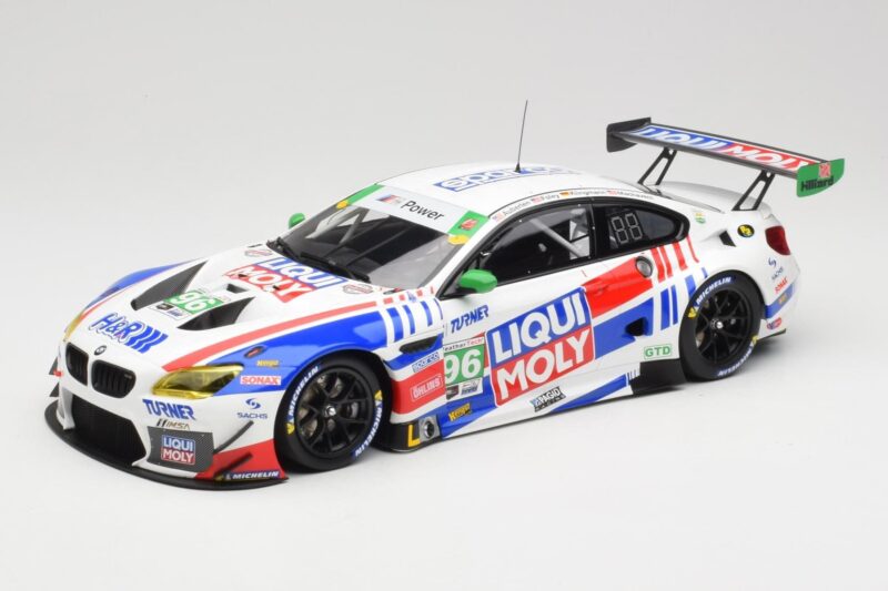 BMW M6 GT3 F13 #96 Turner Motorsport B. Auberlen / R. Foley Class Winner Petit Le Mans 2019 Minichamps 1:18 153192696 Métal M