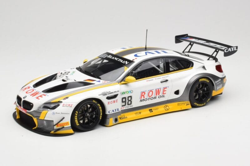 BMW M6 GT3 F13 #98 Rowe Racing T. Blomqvist / N. Catsburg 24 Hours of Spa 2017 Minichamps 1:18 155172688 Métal Moulé