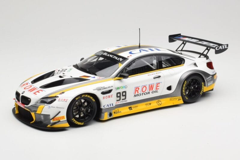 BMW M6 GT3 F13 #99 Rowe Racing P. Eng / M. Martin 24 Hours of Spa 2017 Minichamps 1:18 155172689 Métal Moulé