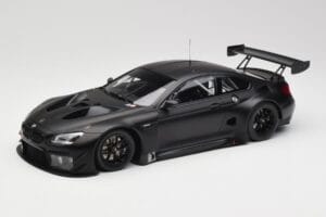 BMW M6 GT3 F13 Plain Body Version Matte Black Minichamps 1:18 155162610 Métal Moulé