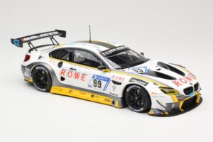 BMW M6 GT3 Rowe Racing #99 M. Basseng / M. Martin 24 Hours Nurburgring 2017 Minichamps 1:18 155172699 Métal Moulé — image 4 sur 6