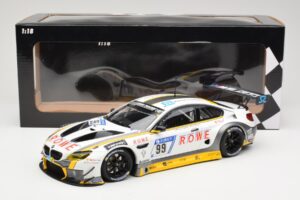 BMW M6 GT3 Rowe Racing #99 M. Basseng / M. Martin 24 Hours Nurburgring 2017 Minichamps 1:18 155172699 Métal Moulé — image 6 sur 6