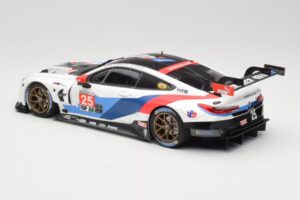 BMW M8 GTE Team RLL C. De Phillippi / B. Auberlen 2nd in Class 12 Hours of Sebring 2018 Minichamps 1:18 155182925 Métal Moulé — image 5 sur 6