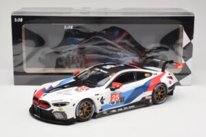 BMW M8 GTE Team RLL C. De Phillippi / B. Auberlen 2nd in Class 12 Hours of Sebring 2018 Minichamps 1:18 155182925 Métal Moulé — image 6 sur 6