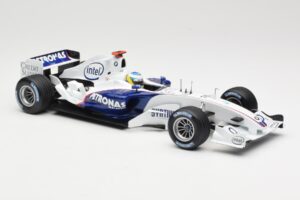 BMW Sauber F1.06 #16 N. Heidfeld Launch Version 2006 Minichamps 1:18 80430413183 Métal Moulé — image 4 sur 6