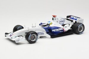 BMW Sauber F1.06 #16 N. Heidfeld Launch Version 2006 Minichamps 1:18 80430413183 Métal Moulé
