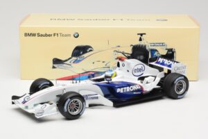BMW Sauber F1.06 #16 N. Heidfeld Launch Version 2006 Minichamps 1:18 80430413183 Métal Moulé — image 6 sur 6