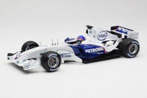 BMW Sauber F1.06 #17 J. Villeneuve Launch Version 2006 Minichamps 1:18 80430413184 Métal Moulé