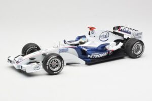BMW Sauber F1.07 #9 N. Heidfeld Launch Version 2007 Minichamps 1:18 80430426994 Métal Moulé