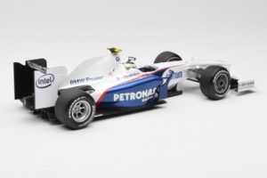BMW Sauber F1.09 #6 N. Heidfeld Launch Version 2009 Minichamps 1:18 80432154856 Métal Moulé — image 2 sur 7