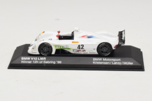 BMW V12 LMR #42 T. Kristensen / J.J. Lehto / J. Muller 24 Hours of Le Mans 1999 Minichamps 1:43 80429418137 Métal Moulé