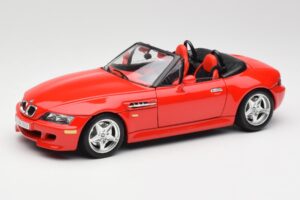 BMW Z3 E36/7 Roadster Rouge Bburago 1:18 3349 Métal Moulé