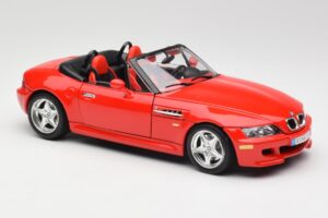 BMW Z3 E36/7 Roadster Rouge Bburago 1:18 3349 Métal Moulé — image 6 sur 8