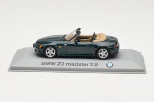 BMW Z3 Roadster 2.8 Vert Foncé Minichamps 1:43 80429421514 Métal Moulé