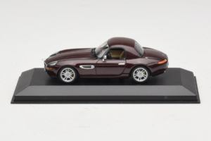 BMW Z8 Marron Hardtop Minichamps 1:43 BMW019 Métal Moulé