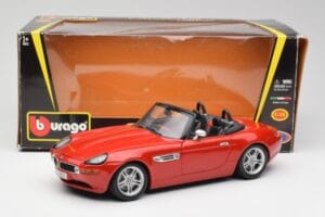 BMW Z8 E52 Rouge Métallisé Bburago 1:18 18-12032 Métal Moulé — image 8 sur 8
