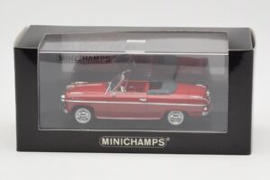 Borgward Isabella Cabriolet Rouge Minichamps 1:43 400096060 Métal Moulé — image 4 sur 4