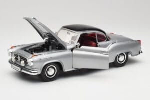 Borgward Isabella Coupé Gris & Noir Revell 1:18 8989 Métal Moulé — image 8 sur 8