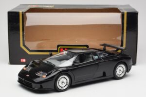 Bugatti EB110 Noir Bburago 1:18 3055 Métal Moulé — image 8 sur 8