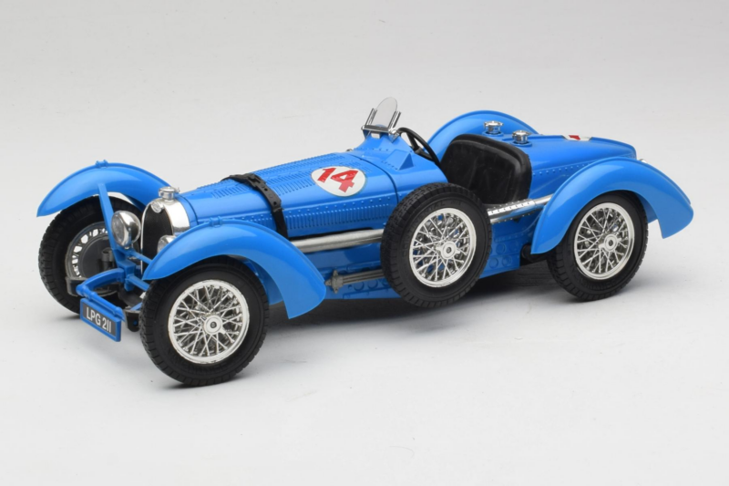 Bugatti Type 51 Grand Prix #14 Bleu Bburago 1:18 3012-M1 Métal Moulé