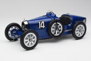 Bugatti Type 35 #14 Dark Blue Norev 1:12 125703 Métal Moulé