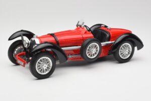 Bugatti Type 55 Rouge Bburago 1:18 3009 Métal Moulé