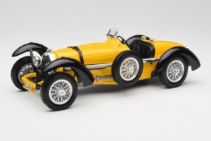 Bugatti Type 59 Jaune Bburago 1:18 3005 Métal Moulé