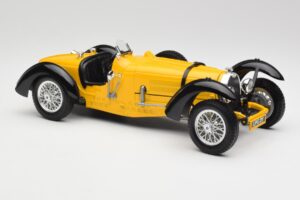 Bugatti Type 59 Jaune Bburago 1:18 3005 Métal Moulé — image 6 sur 8