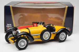 Bugatti Type 59 Jaune Bburago 1:18 3005 Métal Moulé — image 8 sur 8