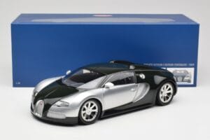 Bugatti Veyron Edition Centenaire Chrome Green Minichamps 1:18 100110852 Métal Moulé — image 8 sur 8