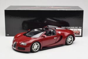 Bugatti Veyron Grand Sport Rouge Minichamps 1:18 100110832 Métal Moulé — image 9 sur 9