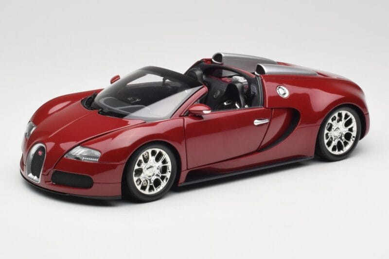 Bugatti Veyron Grand Sport Rouge Minichamps 1:18 100110832 Métal Moulé