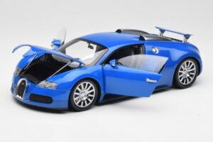 Bugatti Veyron Bleu Clair Bleu Foncé Minichamps 1:18 100110821 Métal Moulé — image 2 sur 8