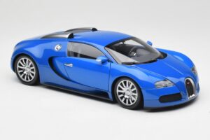 Bugatti Veyron Bleu Clair Bleu Foncé Minichamps 1:18 100110821 Métal Moulé — image 6 sur 8