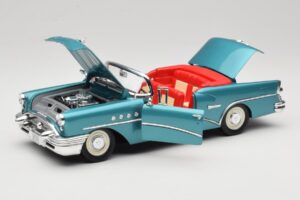 Buick Century Cabriolet Bleu Mira 1:18 6134 Métal Moulé — image 2 sur 8