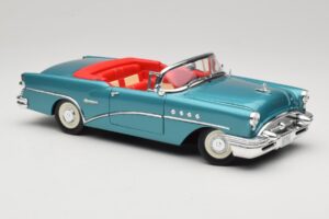 Buick Century Cabriolet Bleu Mira 1:18 6134 Métal Moulé — image 6 sur 8