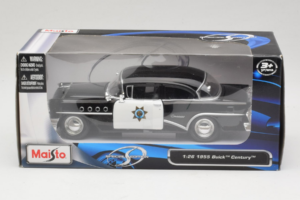 Buick Century Highway Patrol Maisto 1:24 32195 Métal Moulé