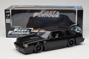 Buick Grand National Fast & Furious Noir Jada 1:18 97178 Métal Moulé — image 8 sur 8