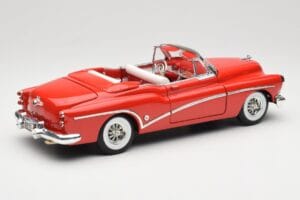 Buick Skylark Cabriolet Rouge Motormax 1:18 73129 Métal Moulé — image 3 sur 8